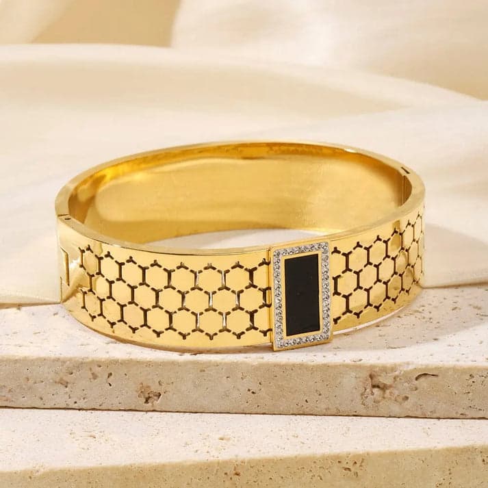 Honey Comb Bangle