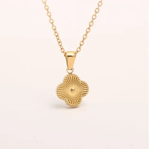 Golden Clover Necklace