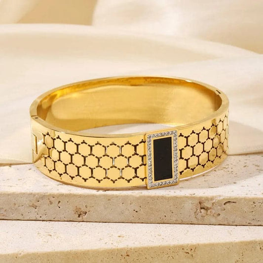 Honey Comb Bangle