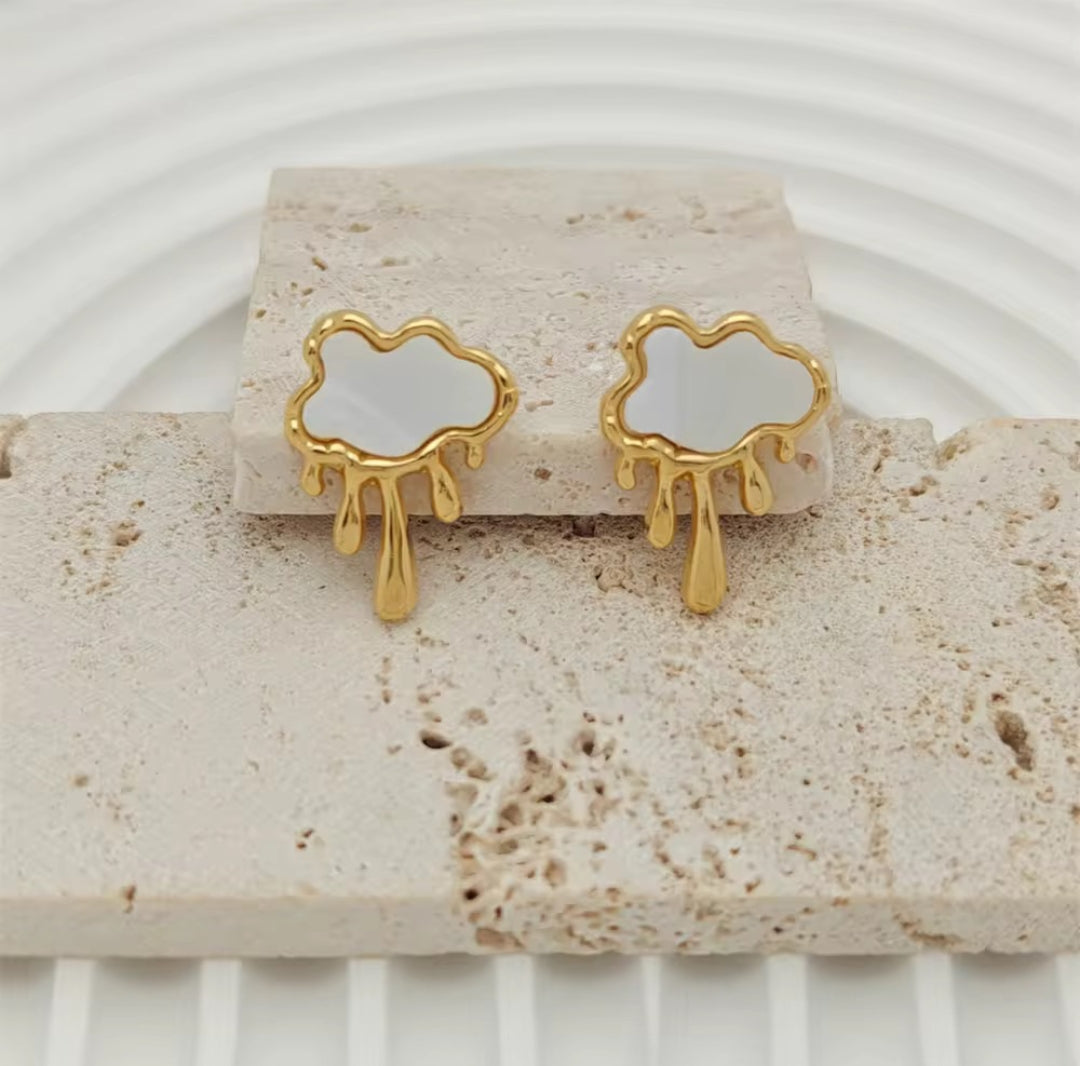 Rain Cloud Earring