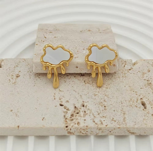Rain Cloud Earring