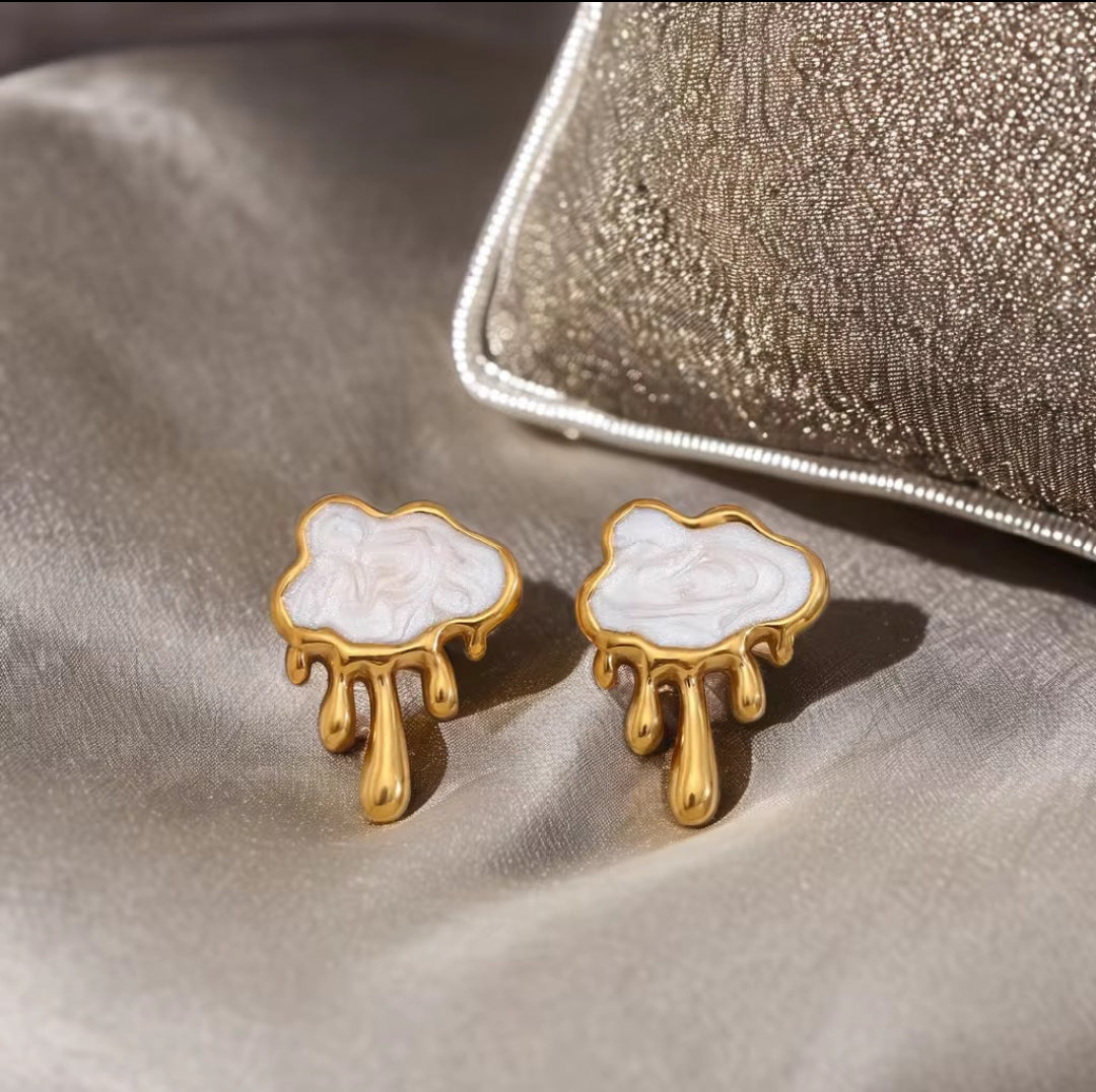 Rain Cloud Earring