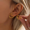 Transparent Heart Earring