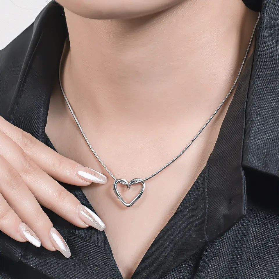 Transparent Heart Necklace