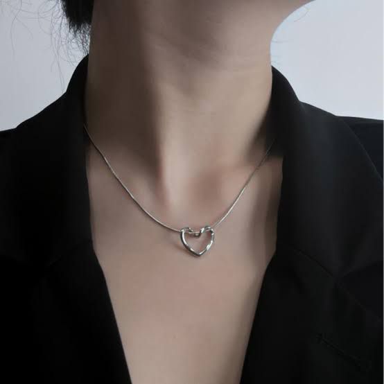 Transparent Heart Necklace
