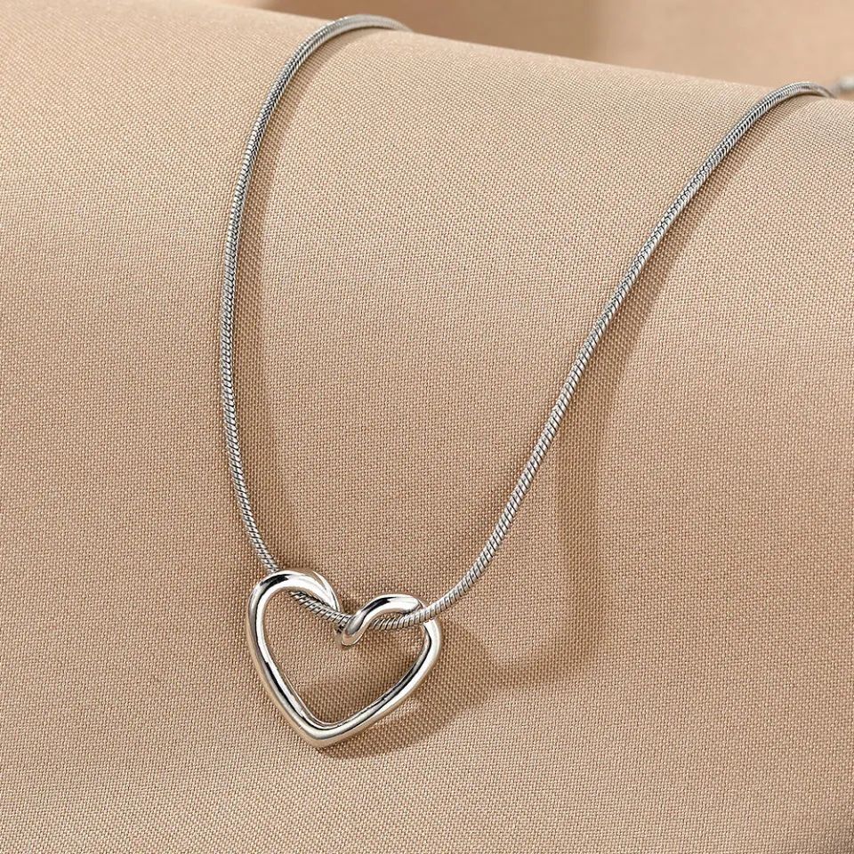 Transparent Heart Necklace