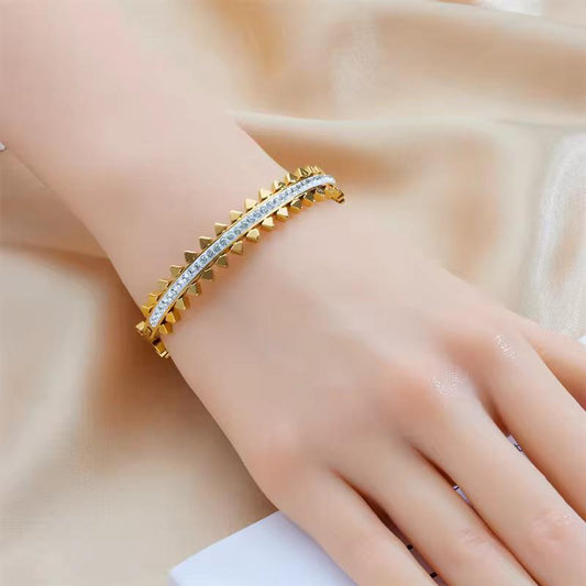 Stone Slide Bangle