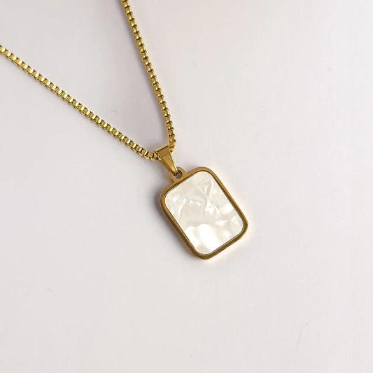 Black & White Marble Pendant