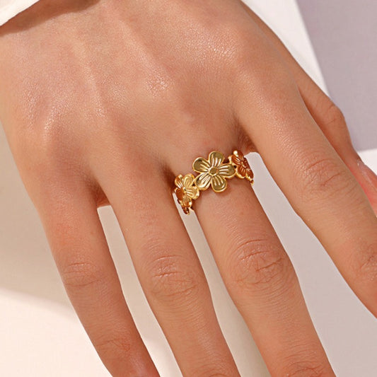 Golden Flower Ring