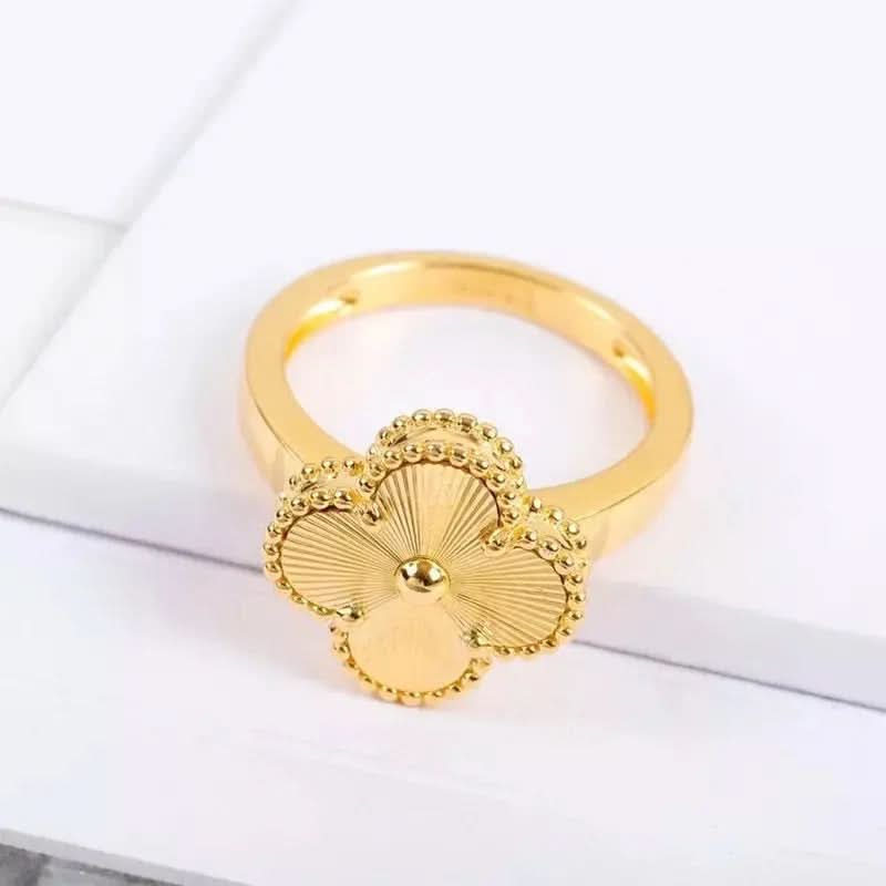 Golden Clover Ring