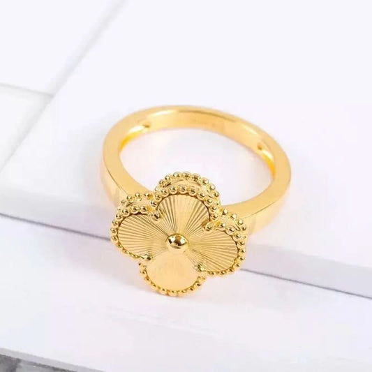 Golden Clover Ring