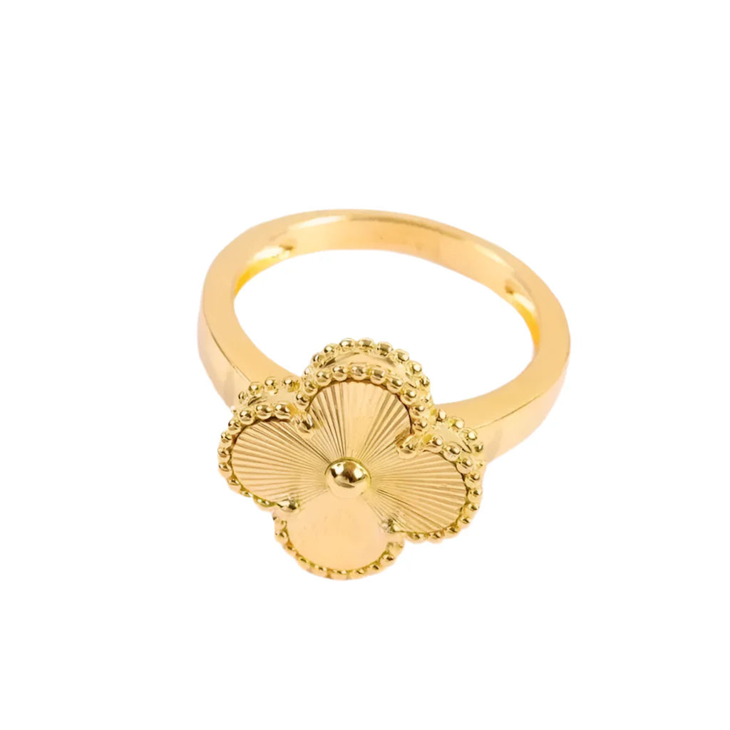 Golden Clover Ring